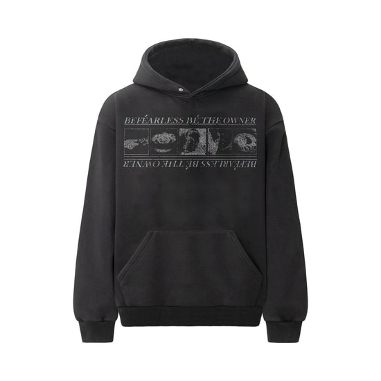 Abstract Washed Hoodie