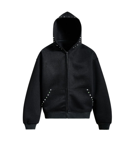TALKLESSFASHION S / black EON 26 spring new spot American street trend simple and versatile loose hooded sweatshirt jacket for men