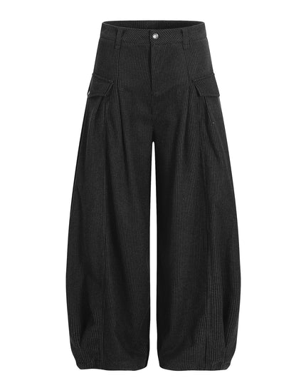 TALKLESSFASHION S / black Old Money Loose Slacks
