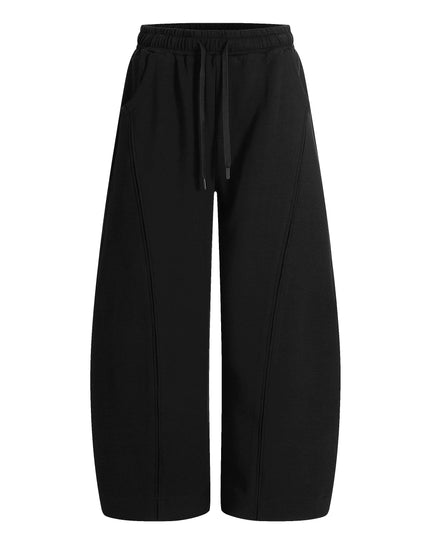 TALKLESSFASHION S / Black pants Deconstructed High-Weight Zipper Sweat Set