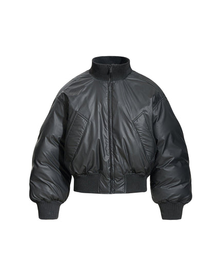 TALKLESSFASHION S / black Retro Cozy Padded Jacket