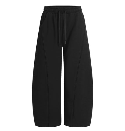 TALKLESSFASHION S / black Retro Paratrooper Scimitar Slacks