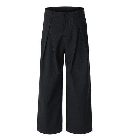 TALKLESSFASHION S / black Simple and Versatile Suit Pants