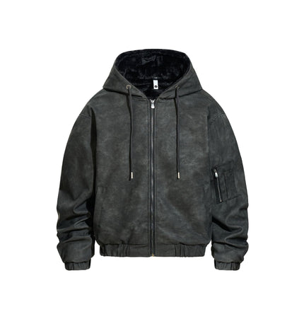 TALKLESSFASHION S / black Urban Edge Hooded Jacket