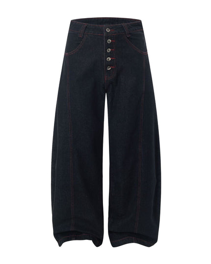 TALKLESSFASHION S / black Vintage Edge Scimitar Denim jeans