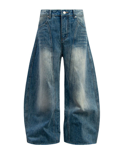 TALKLESSFASHION S / blue Clean Fit Machete Denim