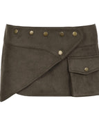 S / Dark brown