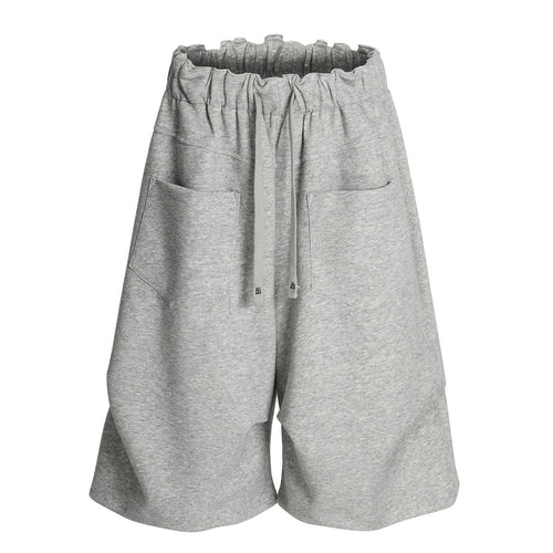 THETLSTUDIO S / flecking gray K534 American summer high-end versatile street trend pleats reverse design men's loose five-point casual shorts