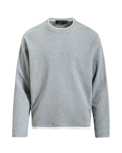 TALKLESSFASHION S / gray EON 26 Spring New spot American retro simple versatile loose long sleeve T-shirt for men