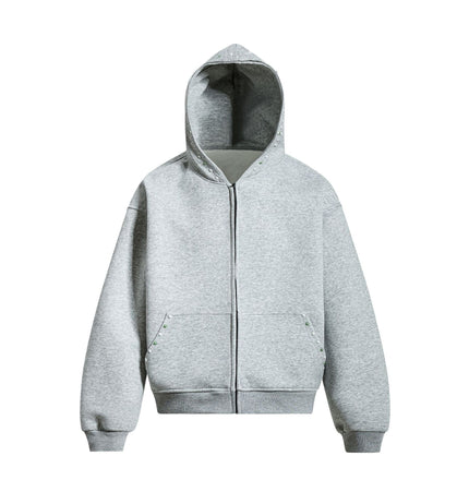 TALKLESSFASHION S / gray EON 26 spring new spot American street trend simple and versatile loose hooded sweatshirt jacket for men