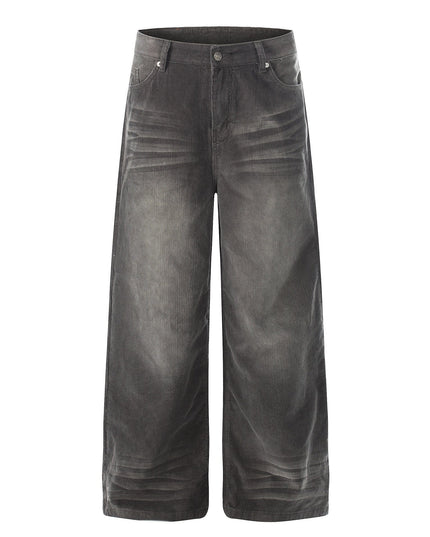TALKLESSFASHION S / gray EON 26 spring new spot American street trendy high street personality casual corduroy trousers men