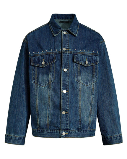 TALKLESSFASHION S / Navy blue EON 26 spring new spot American street trendy high street simple and versatile denim jacket jacket for men