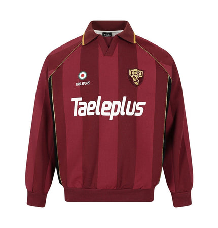TALKLESSFASHION S / red Jiayiku Men's 2026 New American Jersey Striped Sporty Polo Shirt Lapel Sweatshirt Football Training Uniform
