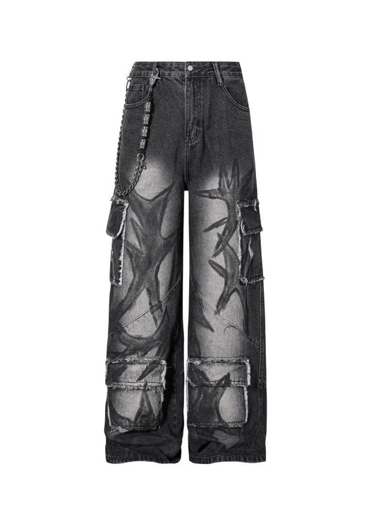 Ripped Wide Jeans II