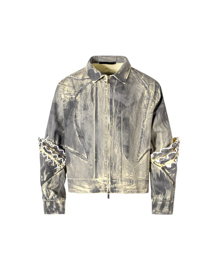 TALKLESSFASHION S / The top is gold Retro Street Distressed Washed Jeans