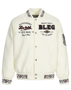 S / white