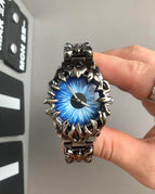 Silver-black-blue eyes