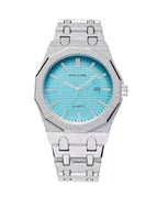 Silver light blue