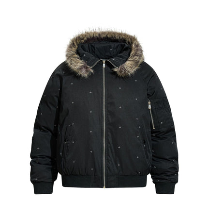 TALKLESSFASHION Simple Versatile Hooded Padded Jacket