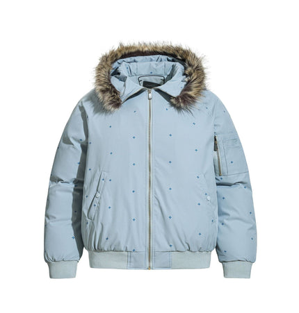 TALKLESSFASHION Simple Versatile Hooded Padded Jacket