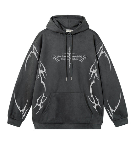 TALKLESSFASHION Spark graphic design hoodie