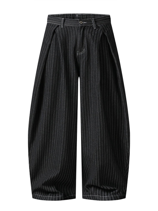 Striped Scimitar Jeans