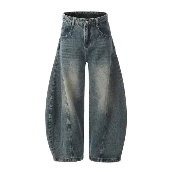 TALKLESS Retro Wide Leg Loose Jeans ---5882