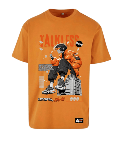 TALKLESSFASHION TALKLESS  unisex oversize T-Shirt Short sleeve streetwear