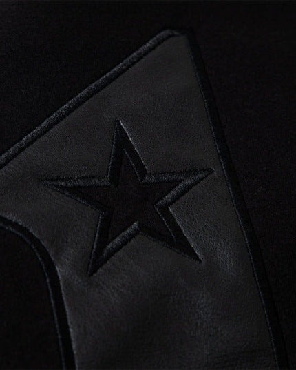 TALKLESSFASHION TALKLESSFASHION: Bold Stitches Baseball Jacket
