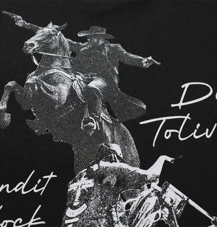 TALKLESSFASHION TALKLESSFASHION : Retro Knight Loose Tee