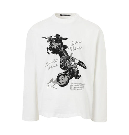 TALKLESSFASHION TALKLESSFASHION : Retro Knight Loose Tee
