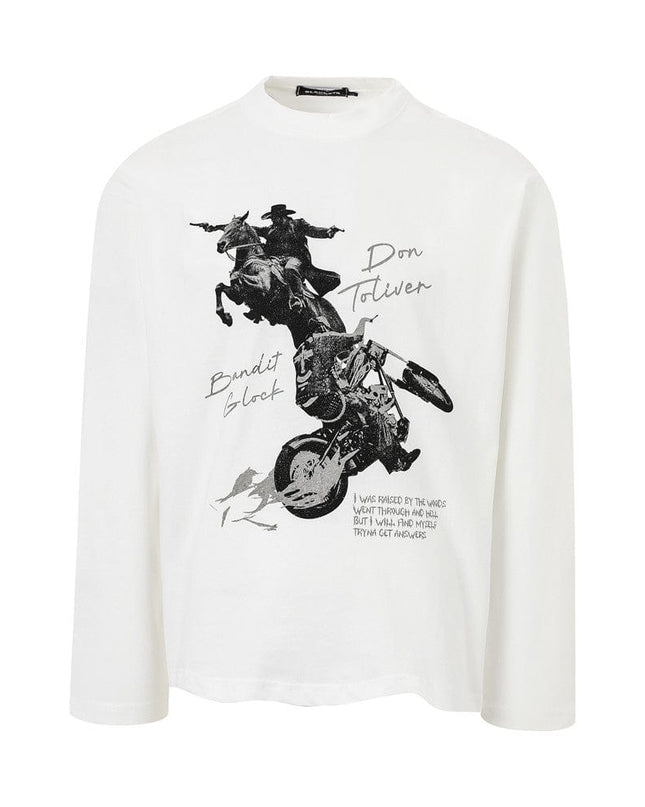TALKLESSFASHION TALKLESSFASHION : Retro Knight Loose Tee