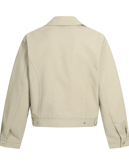 TALKLESSFASHION TALKLESSFASHION: Urban Edge Cropped Cargo Jacket