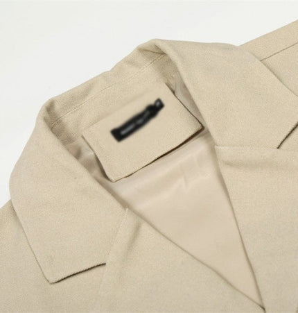 TALKLESSFASHION TALKLESSFASHION: Urban Edge Cropped Cargo Jacket