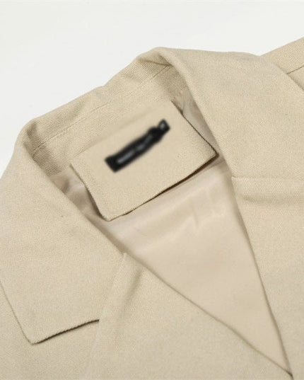 TALKLESSFASHION TALKLESSFASHION: Urban Edge Cropped Cargo Jacket