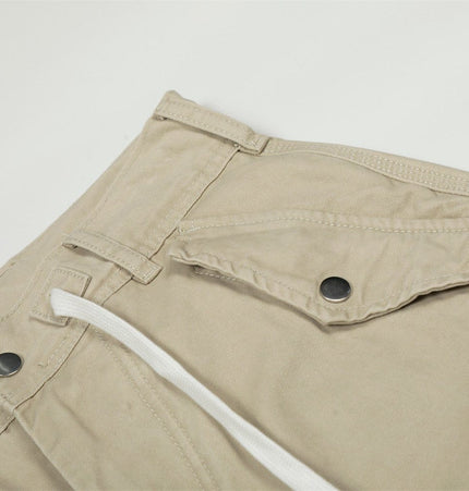 TALKLESSFASHION TALKLESSFASHION: Urban Edge Multi-Pocket Scimitar Slacks