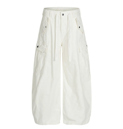 TALKLESSFASHION TALKLESSFASHION: Urban Edge Multi-Pocket Scimitar Slacks