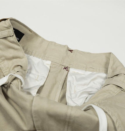 TALKLESSFASHION TALKLESSFASHION: Urban Edge Multi-Pocket Scimitar Slacks