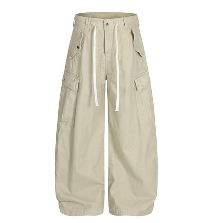 TALKLESSFASHION TALKLESSFASHION: Urban Edge Multi-Pocket Scimitar Slacks