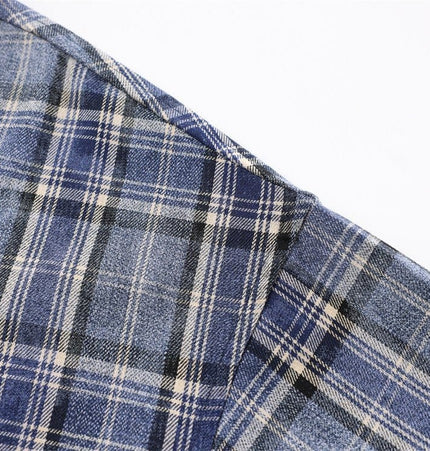 TALKLESSFASHION TALKLESSFASHION: Urban Edge Plaid Shirt