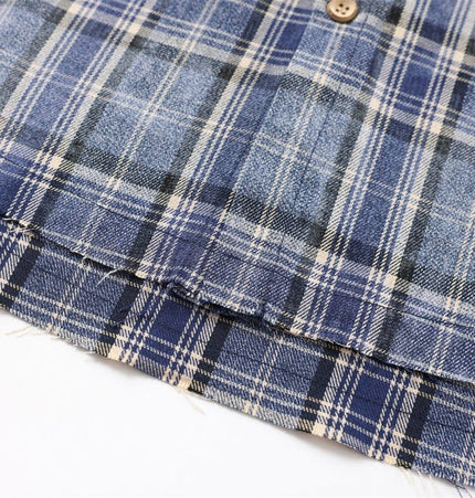 TALKLESSFASHION TALKLESSFASHION: Urban Edge Plaid Shirt