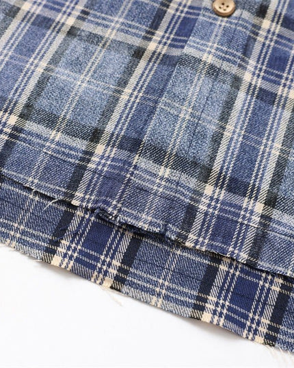 TALKLESSFASHION TALKLESSFASHION: Urban Edge Plaid Shirt