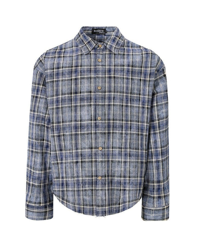 TALKLESSFASHION TALKLESSFASHION: Urban Edge Plaid Shirt