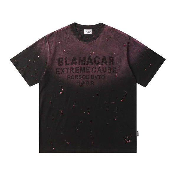Top Bleached stoned T-shirt—3209