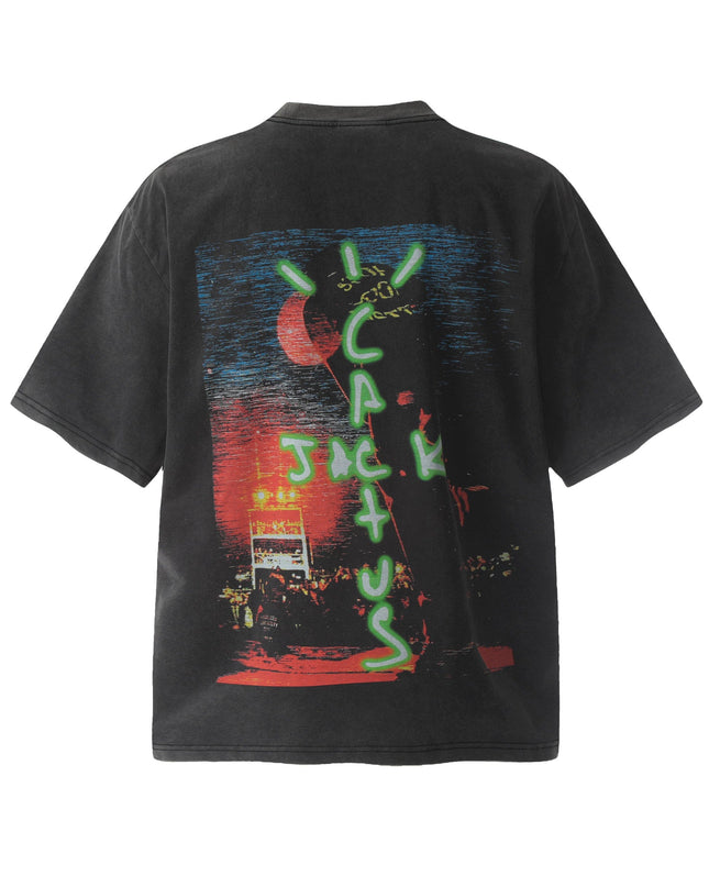 TALKLESSFASHION Travis Scottt Portrait Show-Limited Funny Print Vintage Washed Distressed Short Sleeve T-Shirt