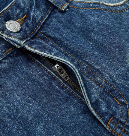 TALKLESSFASHION Trendy High Street Personality Washed Denim jeans
