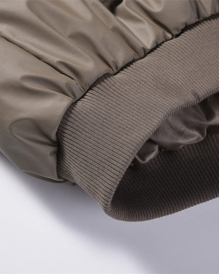 TALKLESSFASHION Turtleneck Cotton-padded Jacket&Coat—7760