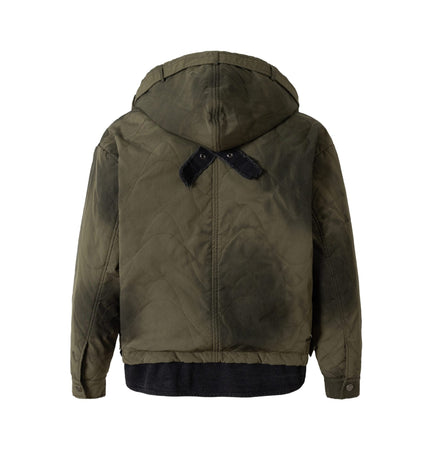 TALKLESSFASHION Urban Edge Dual-Layer Puffer