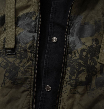 TALKLESSFASHION Urban Edge Dual-Layer Puffer