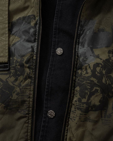 TALKLESSFASHION Urban Edge Dual-Layer Puffer